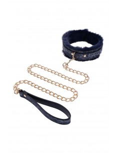 SPORTSHEETS COUGAR FUR COLLAR & LEASH