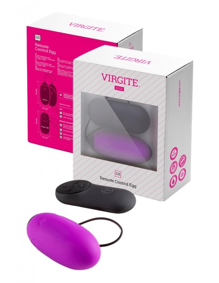 VIRGITE G5 RECHARGEABLE EGG AND REMOTE G5 PURPLE