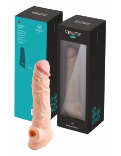 VIRGITE S8 REALISTIC PENIS SLEEVE S8 FLESH 19,8 CM FLESH 2