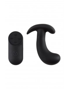 VIRGITE  PROSTATIC VIBRATOR WITH REMOTE CONTROL BLACK