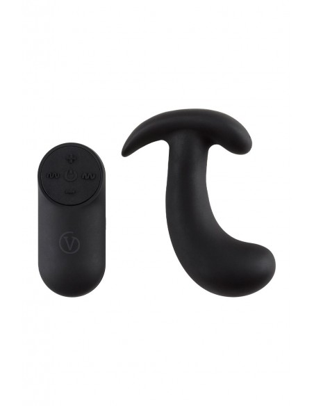 VIRGITE  PROSTATIC VIBRATOR WITH REMOTE CONTROL BLACK