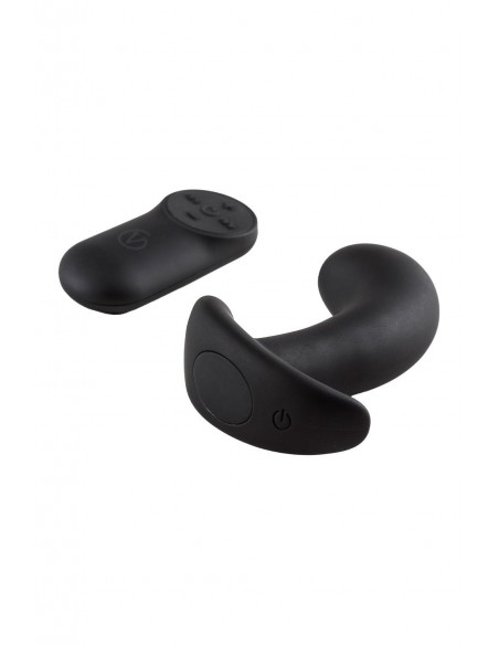 VIRGITE  PROSTATIC VIBRATOR WITH REMOTE CONTROL BLACK