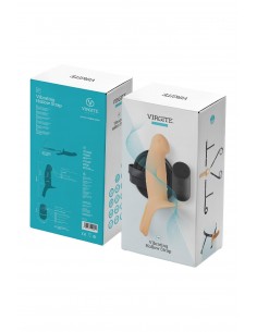 VIRGITE H3 VIBRATING HOLLOW STRAP H3 SIZE S FLESH 2