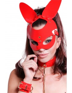 KINKY DIVA BUNNY MASK RED 2
