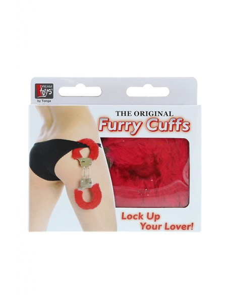 DREAM TOYS HANDCUFFS WITH PLUSH RED