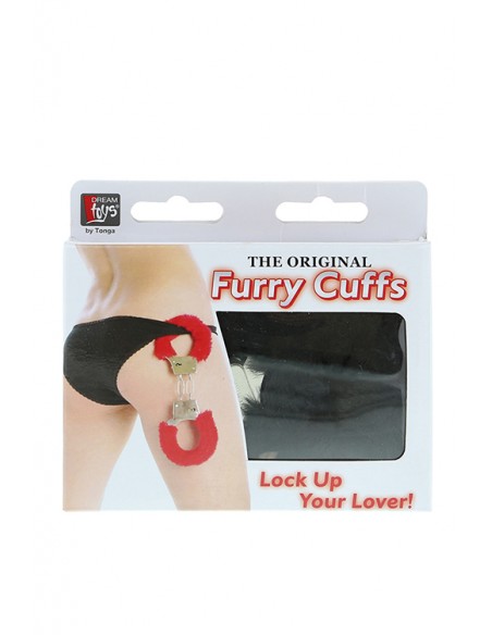 DREAM TOYS HANDCUFFS WITH PLUSH BLACK