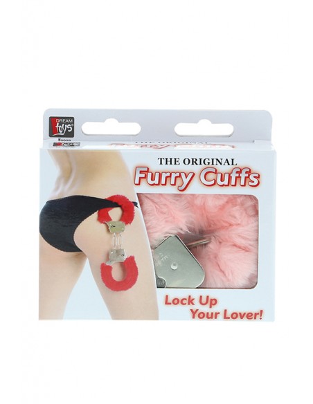 DREAM TOYS HANDCUFFS WITH PLUSH PINK