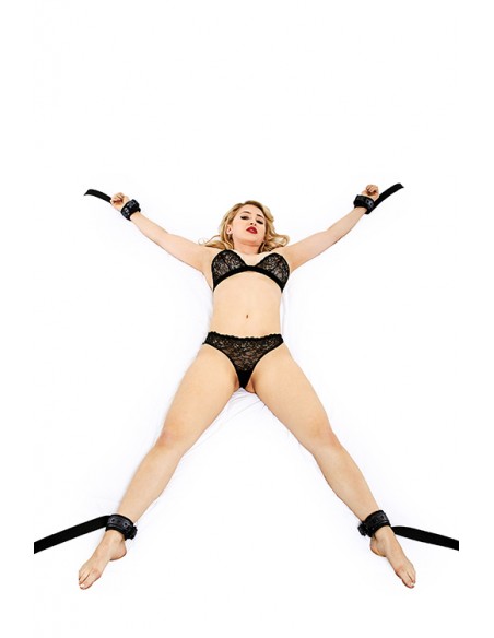 WHIPSMART DIAMOND BED RESTRAIN KIT BLACK