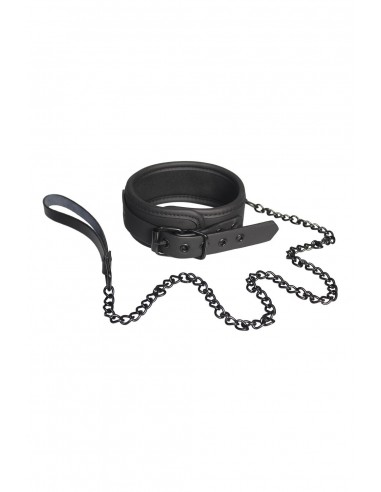 BLAZE COLLAR AND LEASH BLACK