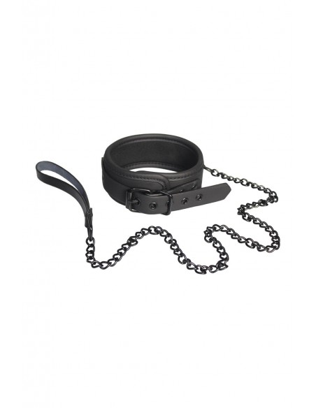 BLAZE COLLAR AND LEASH BLACK