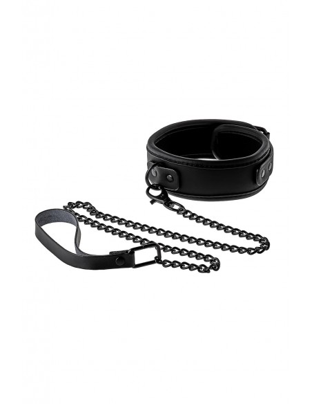 BLAZE COLLAR AND LEASH BLACK