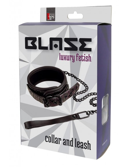 BLAZE COLLAR AND LEASH PURPLE