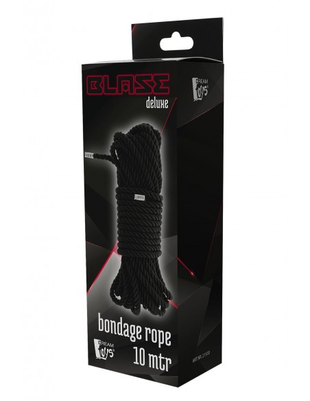 BLAZE DELUXE BONDAGE ROPE 10M BLACK