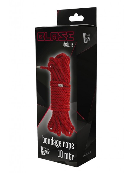 BLAZE DELUXE BONDAGE ROPE 10M RED