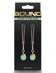 BOUND NIPPLE CLAMPS G1 ROSE Or 2