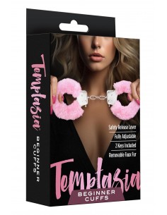 TEMPTASIA BEGINNER CUFFS PINK 2