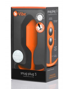 B-VIBE SNUG PLUG 3 ORANGE 2