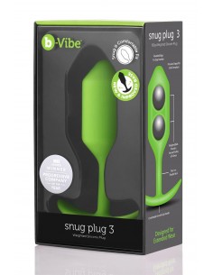 B-VIBE SNUG PLUG 3 LIME 2